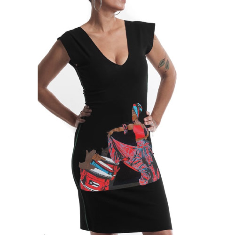 estilo Estilo Clothing™ Afro Puerto Rican Bomba Dress