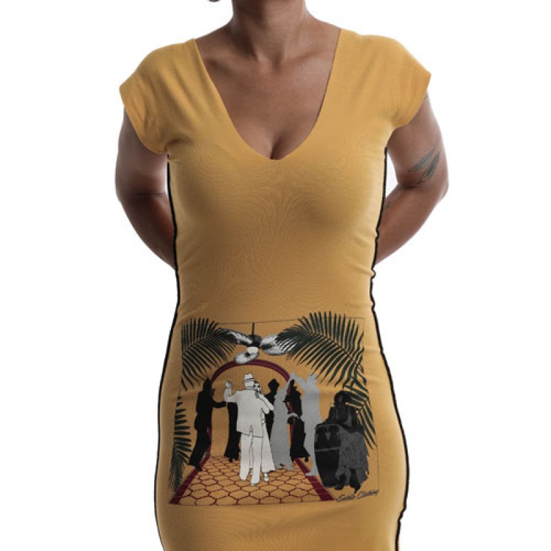 Estilo Estilo Clothing™ Art Deco Cuban Cafe Dress