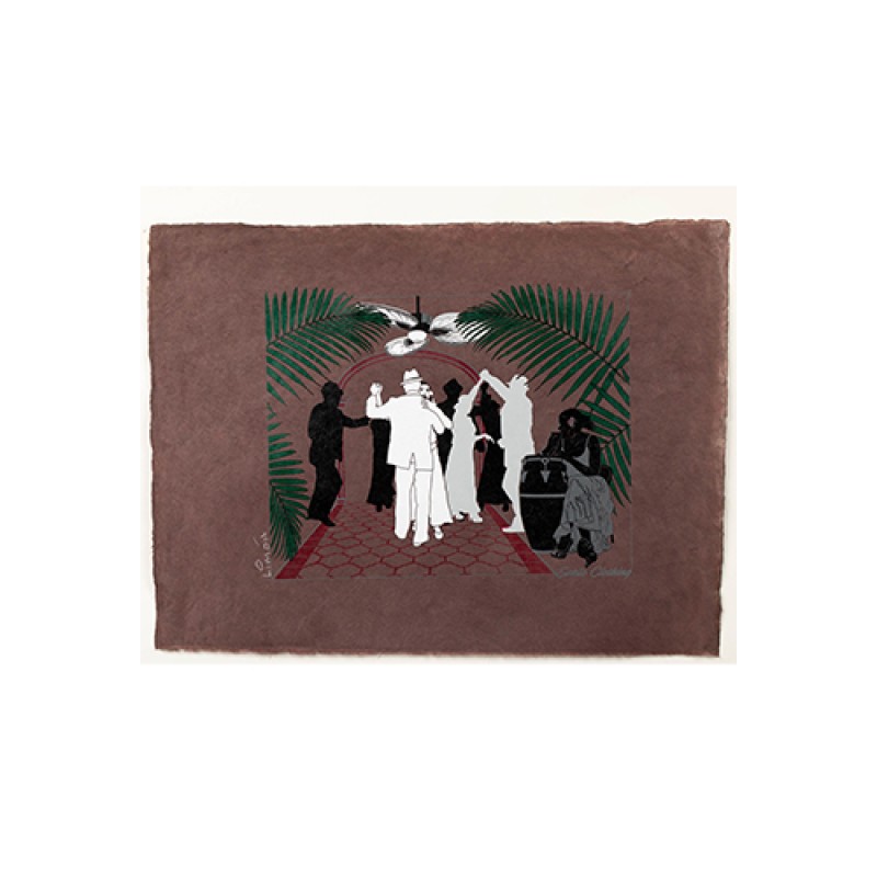 Estilo Estilo Clothing™ Art Deco Cuban Parlor Art Print On Paper