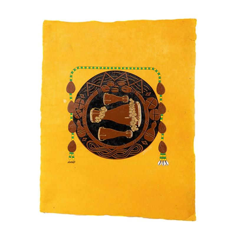 estilo Estilo Clothing™ Bata Drums Afro Cuban Art Print on Paper