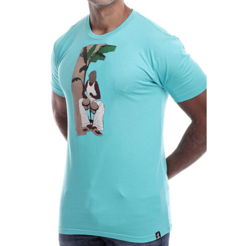 Estilo Estilo Clothing™ Bongocero Bongo Player T-shirt Blue