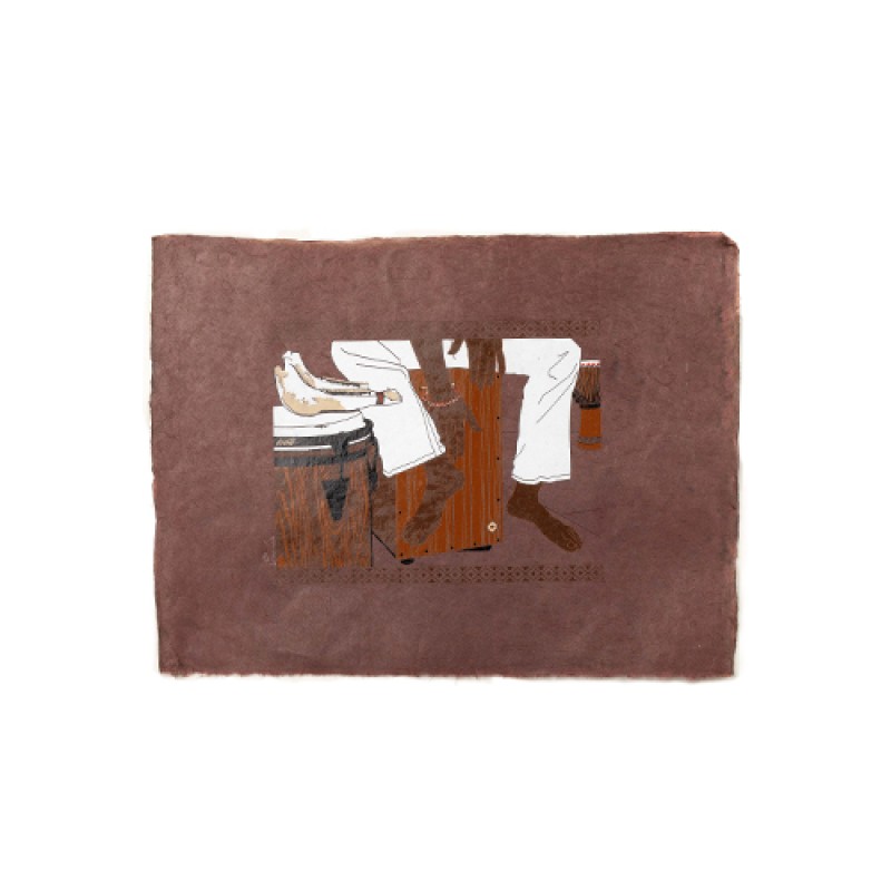 Estilo Estilo Clothing™ Cajon Afro Peruvian Art Print On Paper