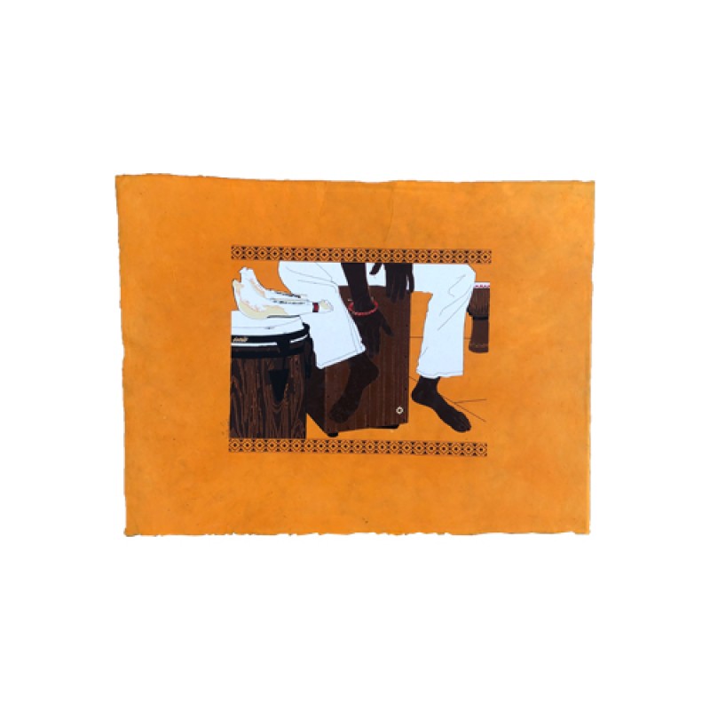 Estilo Estilo Clothing™ Cajon Afro Peruvian Art Print On Paper