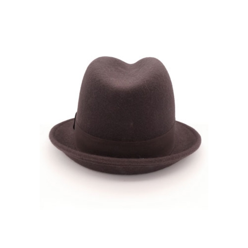 Estilo Estilo Clothing™ Chocolate Wool Fedora Hat