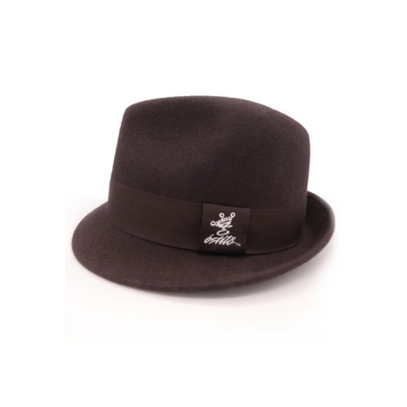 estilo Estilo Clothing™ Chocolate Wool Fedora Hat