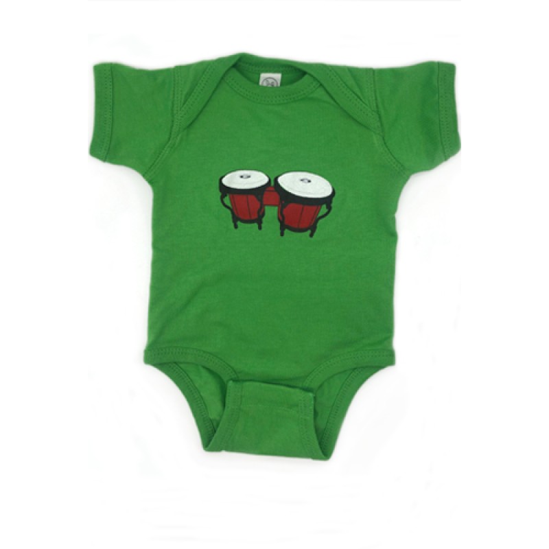 estilo Estilo Clothing™ Gender Neutral Bongo Drums Onesie Green