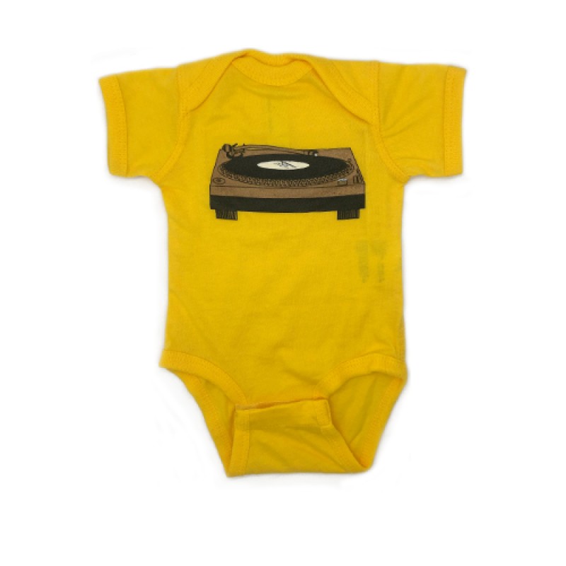 estilo Estilo Clothing™ Gender Neutral Turntable Onesie Yellow