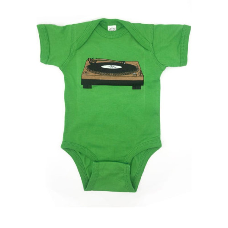 estilo Estilo Clothing™ Gender Neutral Turntable Onesie Green