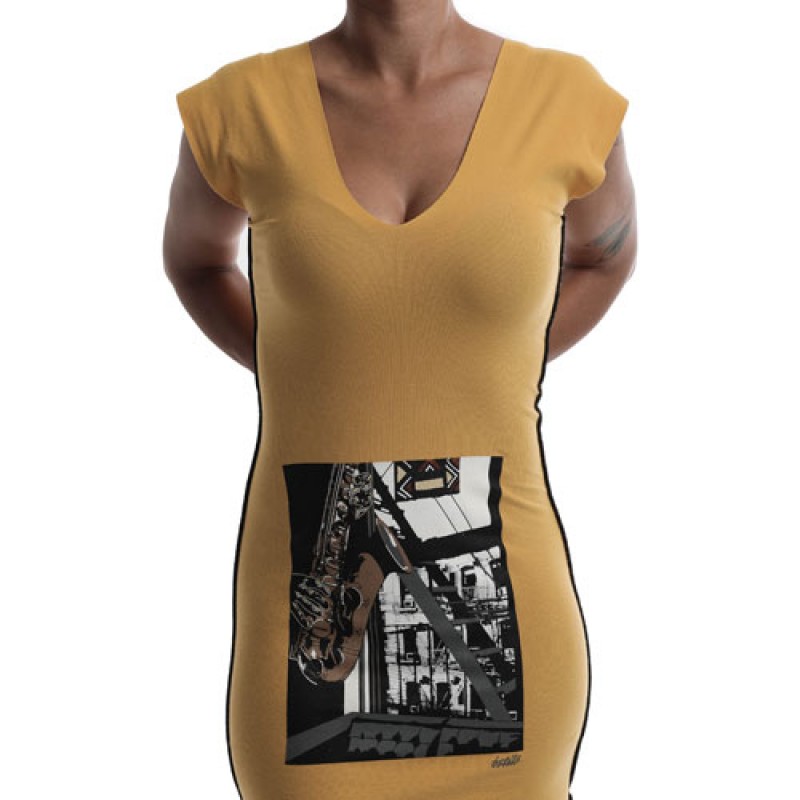 Estilo Estilo Clothing™ Inner City Saxophone Dress