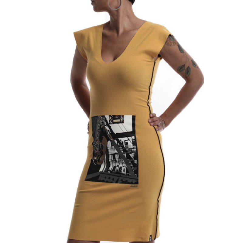 estilo Estilo Clothing™ Inner City Saxophone Dress