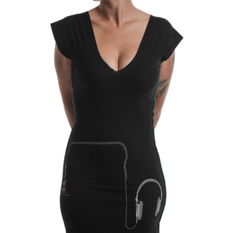 Estilo Estilo Clothing™ Jacked On Fresh Headphones Dress
