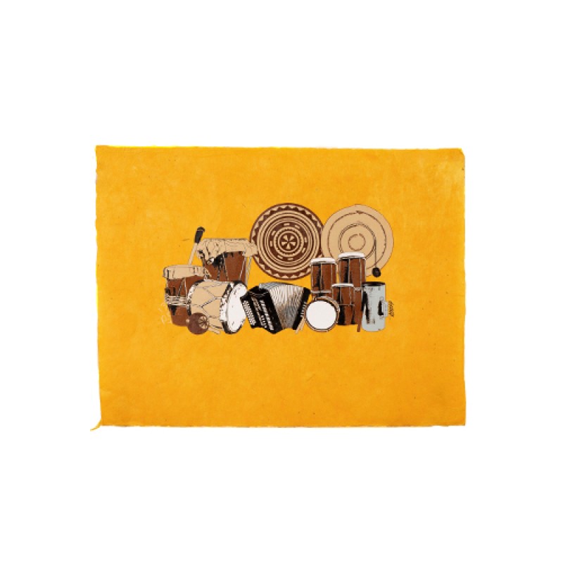 Estilo Estilo Clothing™ La Cumbia De Colombia Y Panama Art Print On Paper