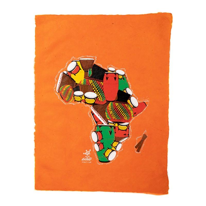 Estilo Estilo Clothing™ One Drum Africa/Drum Art Print On Paper