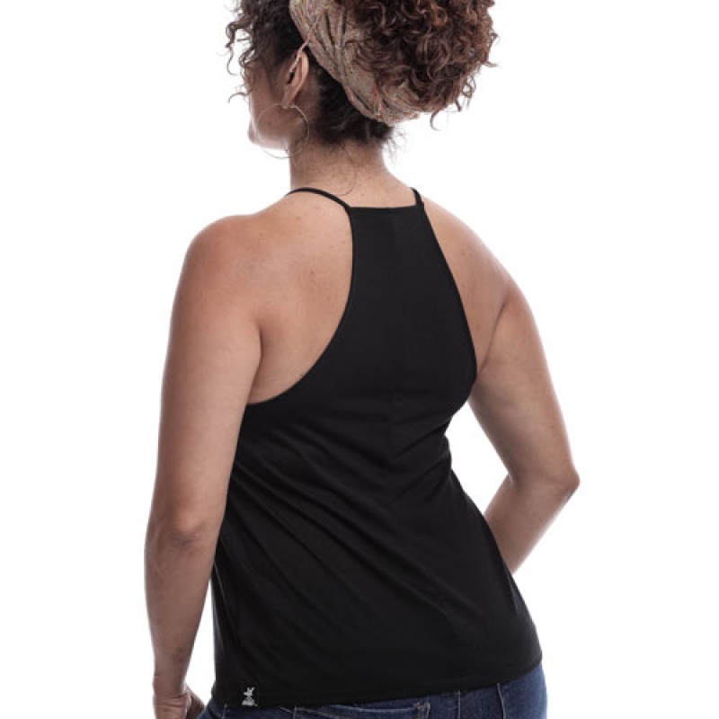 Estilo Estilo Clothing™ One Drum Africa/Drum High Neck Halter Blouse
