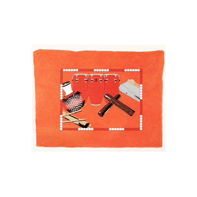 estilo Estilo Clothing™ Rumba Chango Afro Cuban Art Print on Paper