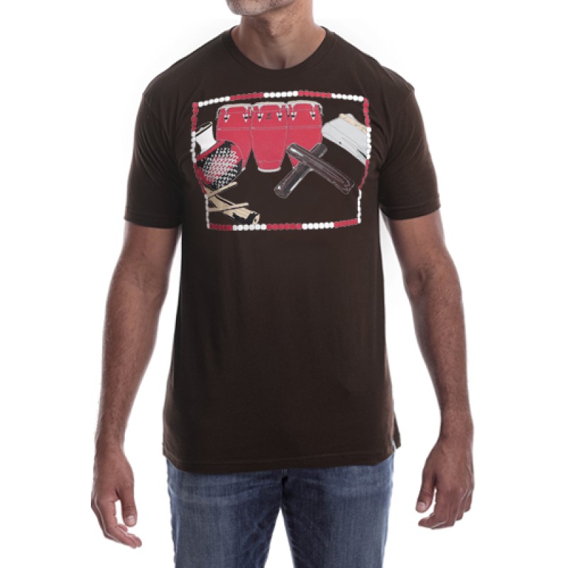 Estilo Estilo Clothing™ Rumba De Chango Afro Cuban T-shirt Chocolate