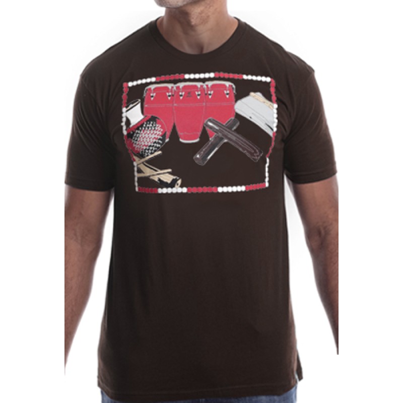 estilo Estilo Clothing™ Rumba de Chango Afro Cuban T-shirt Chocolate estilo Estilo Clothing™ Rumba de Chango Afro Cuban T-shirt Chocolate