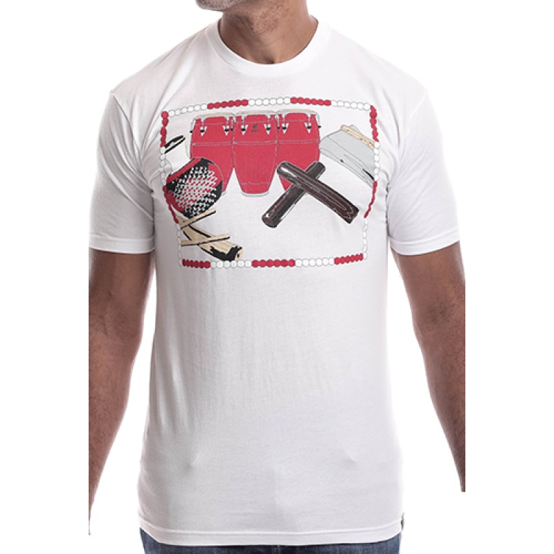 estilo Estilo Clothing™ Rumba de Chango Afro Cuban T-shirt White estilo Estilo Clothing™ Rumba de Chango Afro Cuban T-shirt White