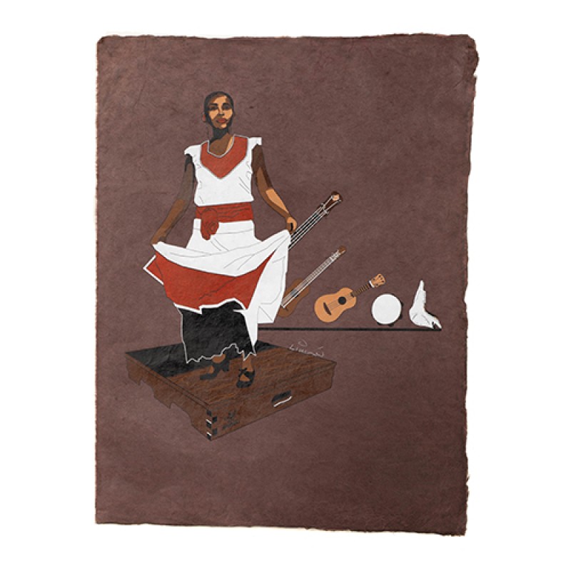 Estilo Estilo Clothing™ Son Jarocho Fandango Art Print On Paper
