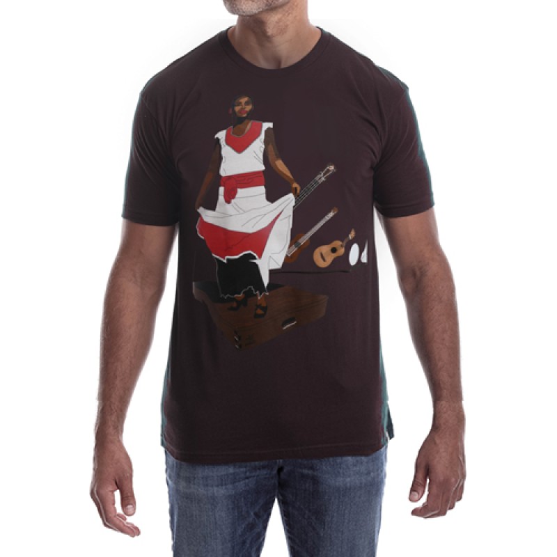 Estilo Estilo Clothing™ Son Jarocho Fandango T-shirt Oxblood