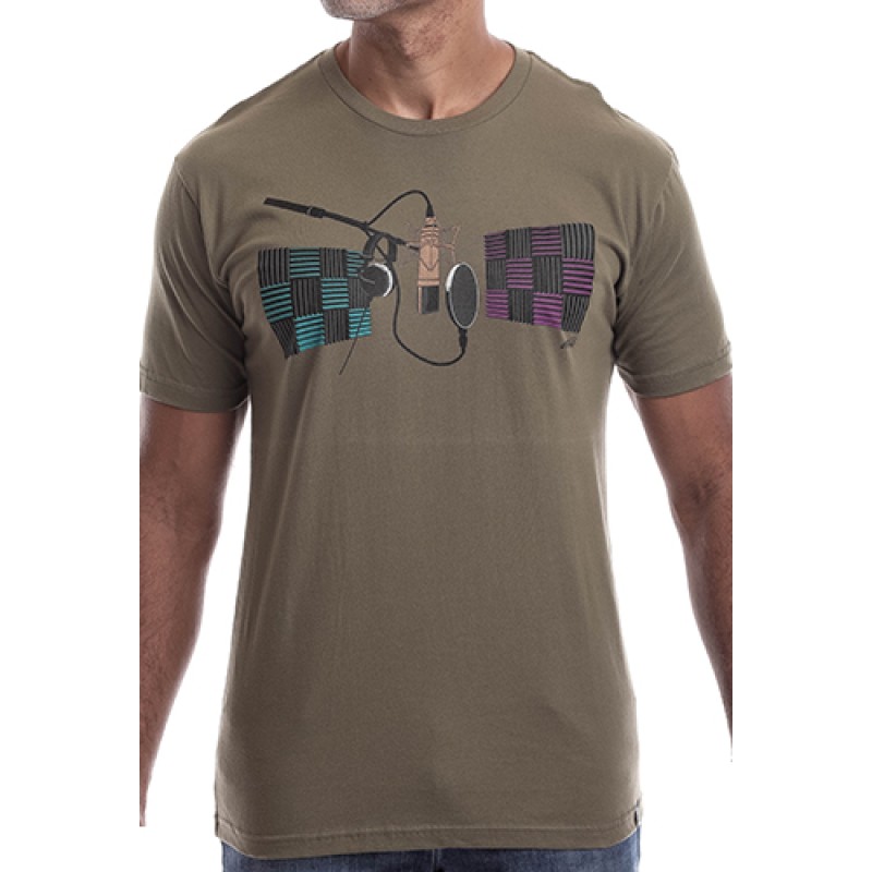 estilo Estilo Clothing™ Studio Microphone T-shirt Army Green