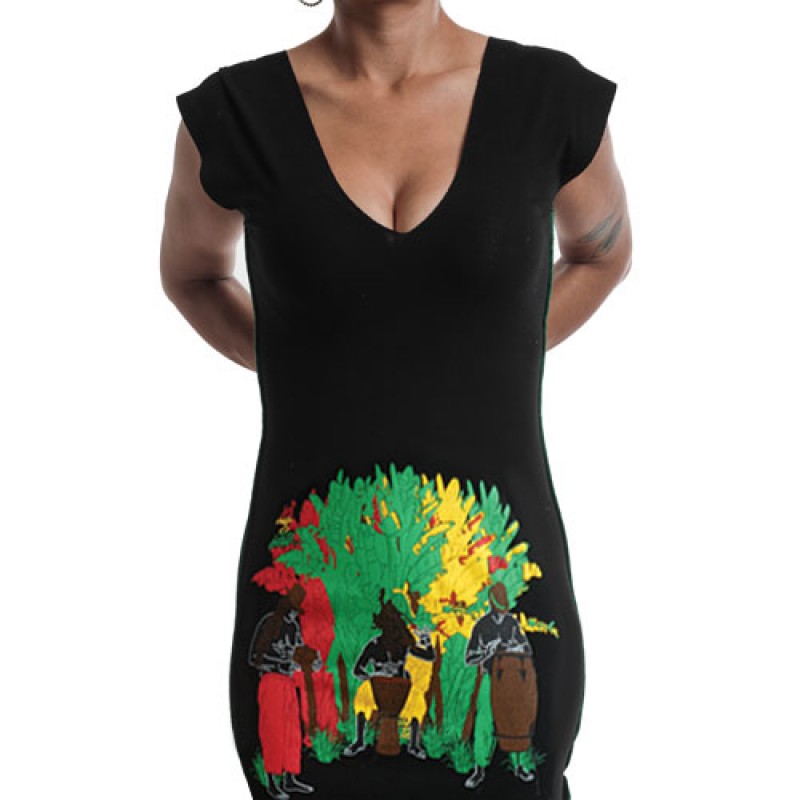 Estilo Estilo Clothing™ Tambores Del Caribe Caribbean Drummers Dress