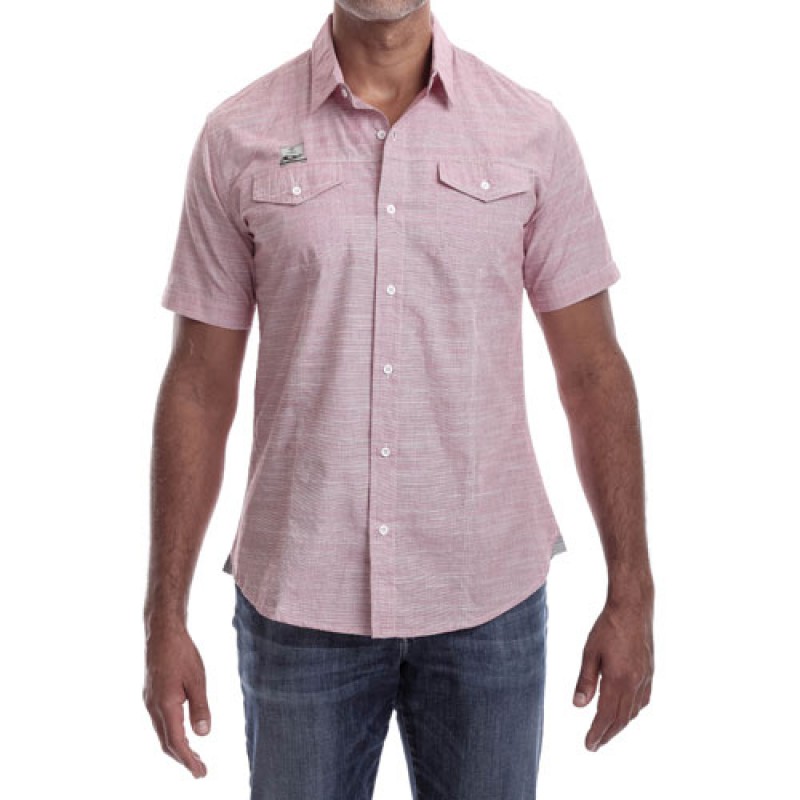 estilo Estilo Clothing™ Turntable Short Sleeve Button Up Shirt