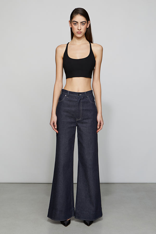 et ochs Ezra Denim Wide Leg Pants