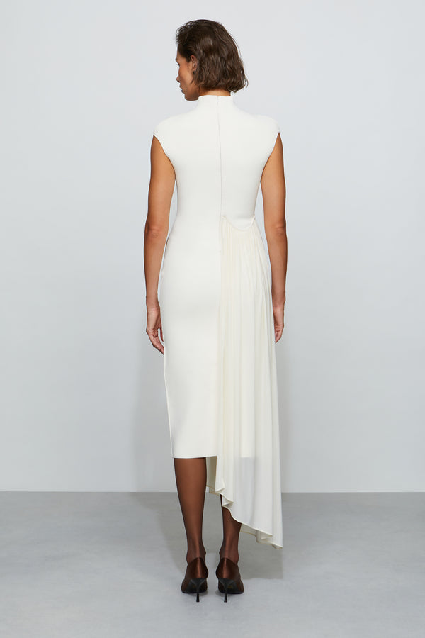 Et Ochs Francis Knit Combo Midi Dress
