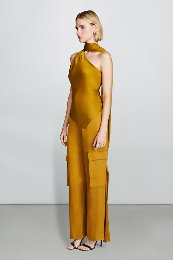 Et Ochs Isadora Halter Tie Neck Top