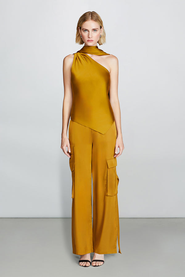 et ochs Isadora Halter Tie Neck Top