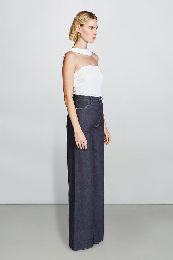 Et Ochs Joss Ruched Crop Top