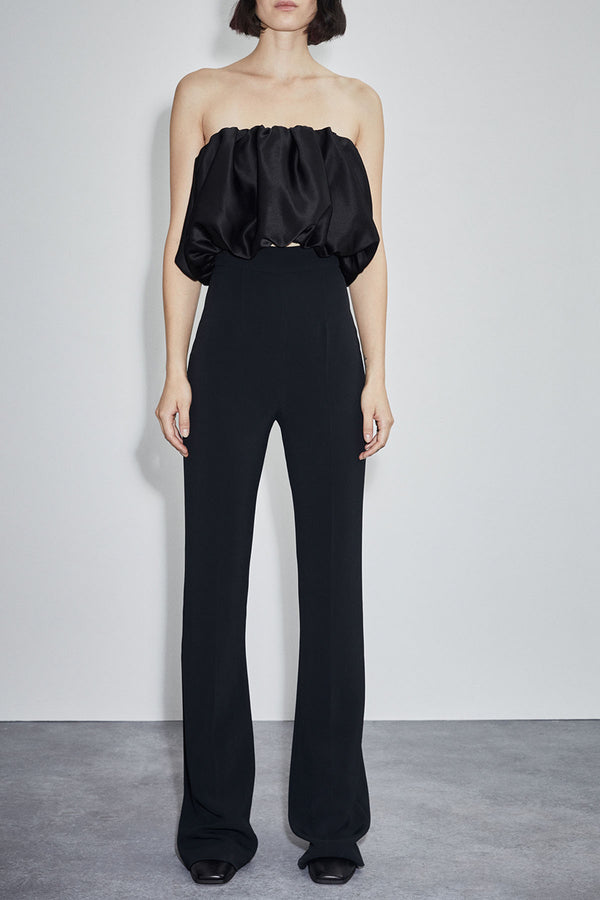 et ochs Michelle Scrunchie Crop Top