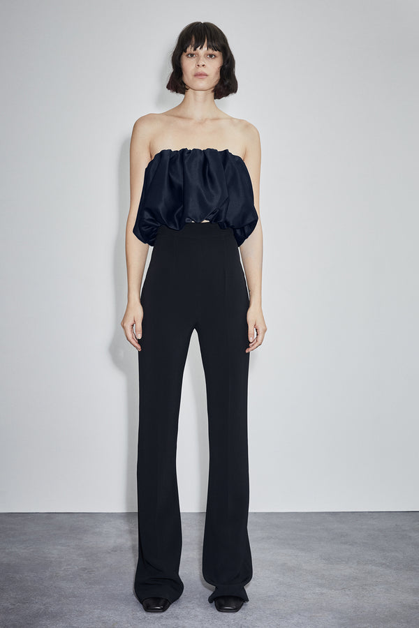 et ochs Michelle Scrunchie Crop Top