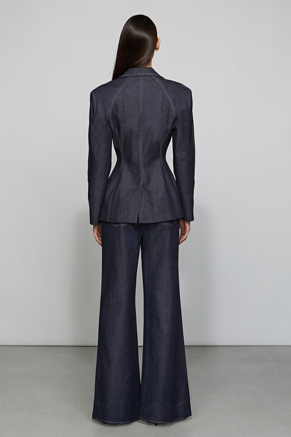 Et Ochs Owen Structure Denim Blazer