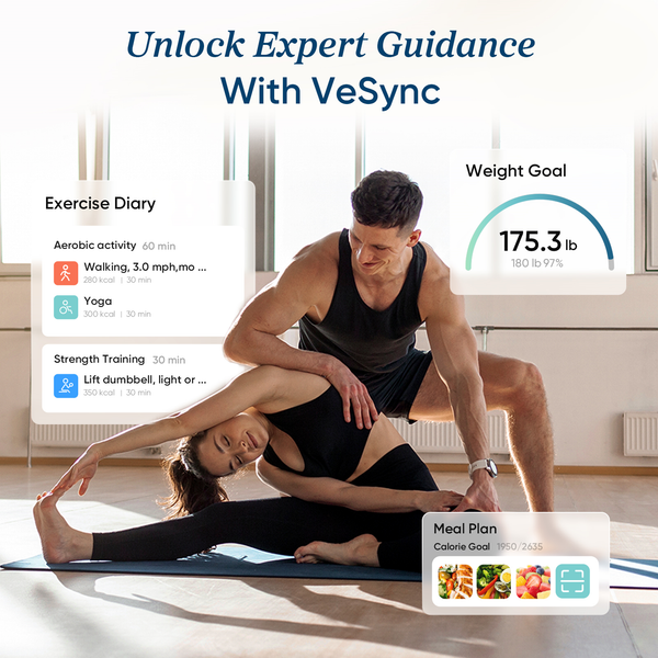 Etekcity EFS-C651-KUS Smart Fitness Scale - Dark Blue