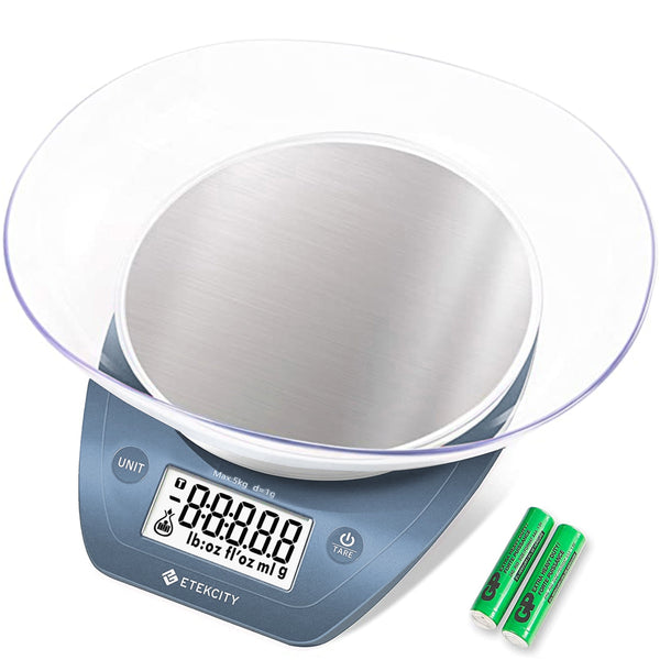 Etekcity EK5250 Digital Kitchen Scale With Bowl