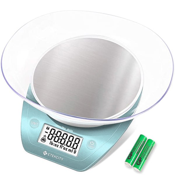 Etekcity EK5250 Digital Kitchen Scale With Bowl