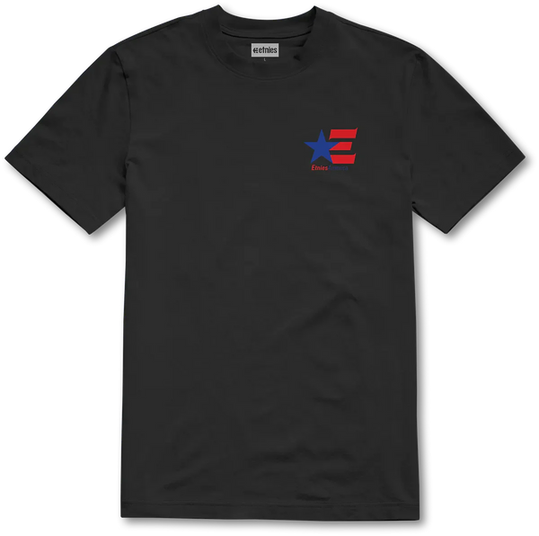 etnies America Tee BLACK/RED/WHITE
