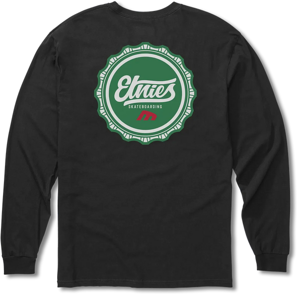 Etnies Bottle Cap L/S Tee BLACK