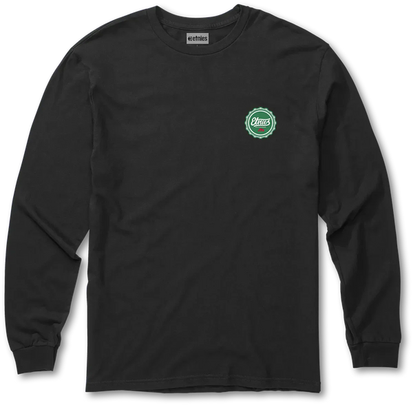 etnies Bottle Cap L/S Tee BLACK
