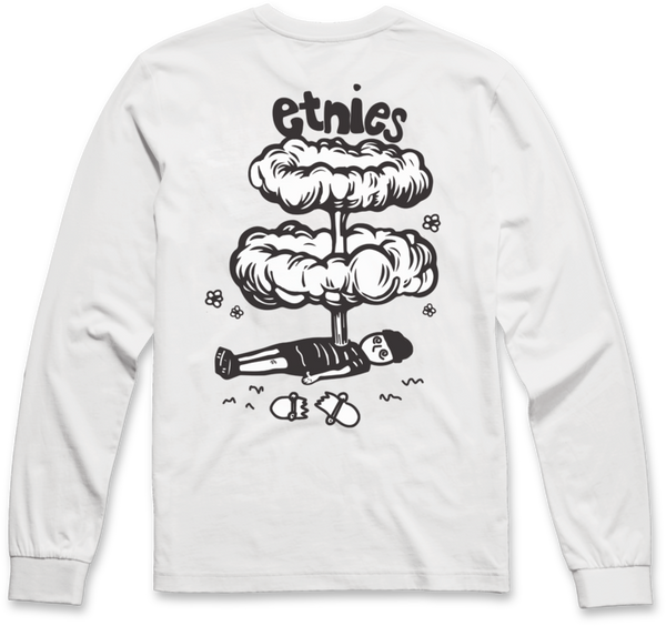 Etnies BROKEN L/S TEE WHITE