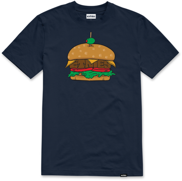 etnies BURGER TEE NAVY