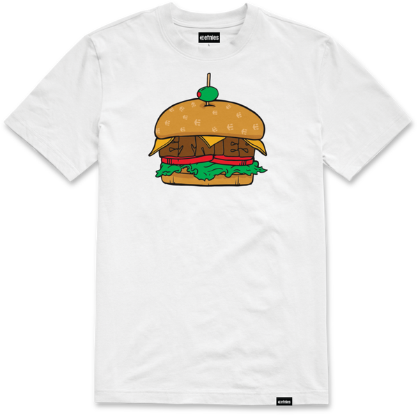 etnies BURGER TEE WHITE