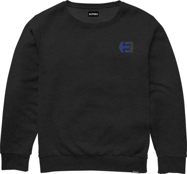 etnies CORP COMBO CREWNECK BLACK/BLUE/WHITE