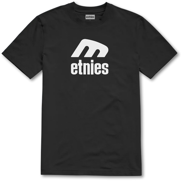 etnies Icon E Tee BLACK/WHITE