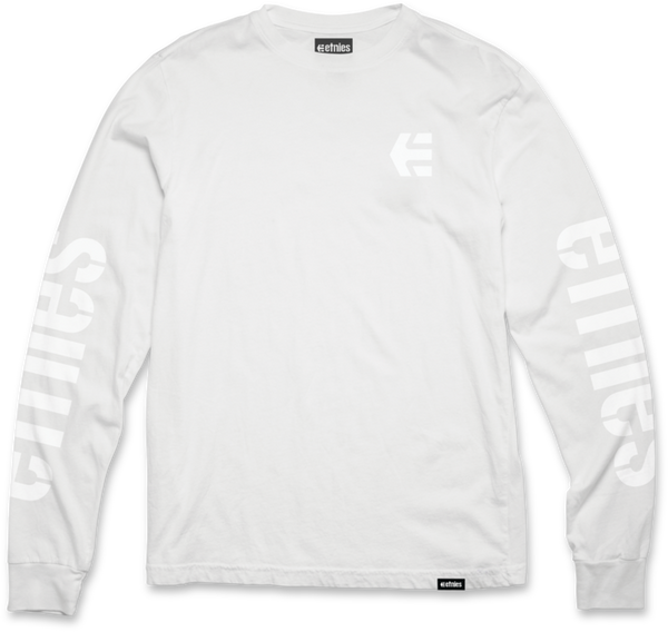 etnies ICON L/S TEE WHITE/WHITE