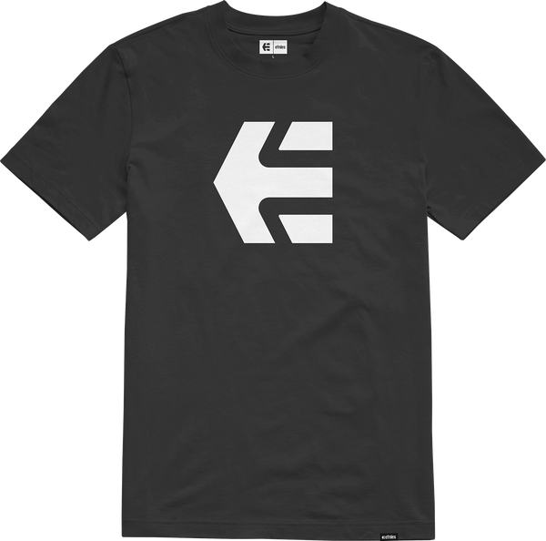 etnies ICON TEE BLACK/WHITE