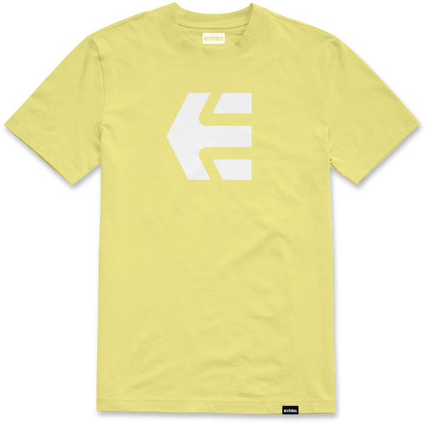 etnies ICON TEE LIGHT YELLOW