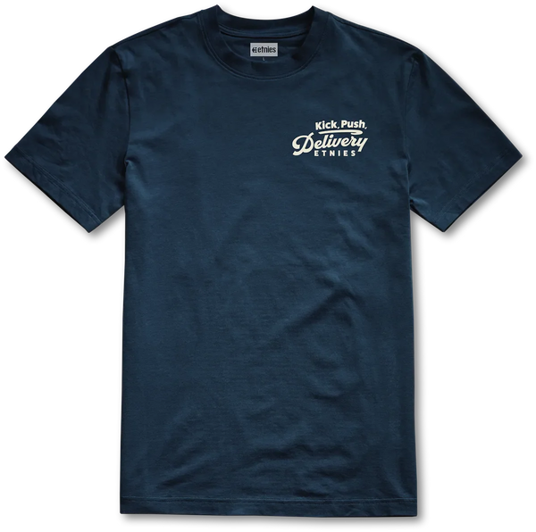 etnies Kick Push Tee NAVY/TAN